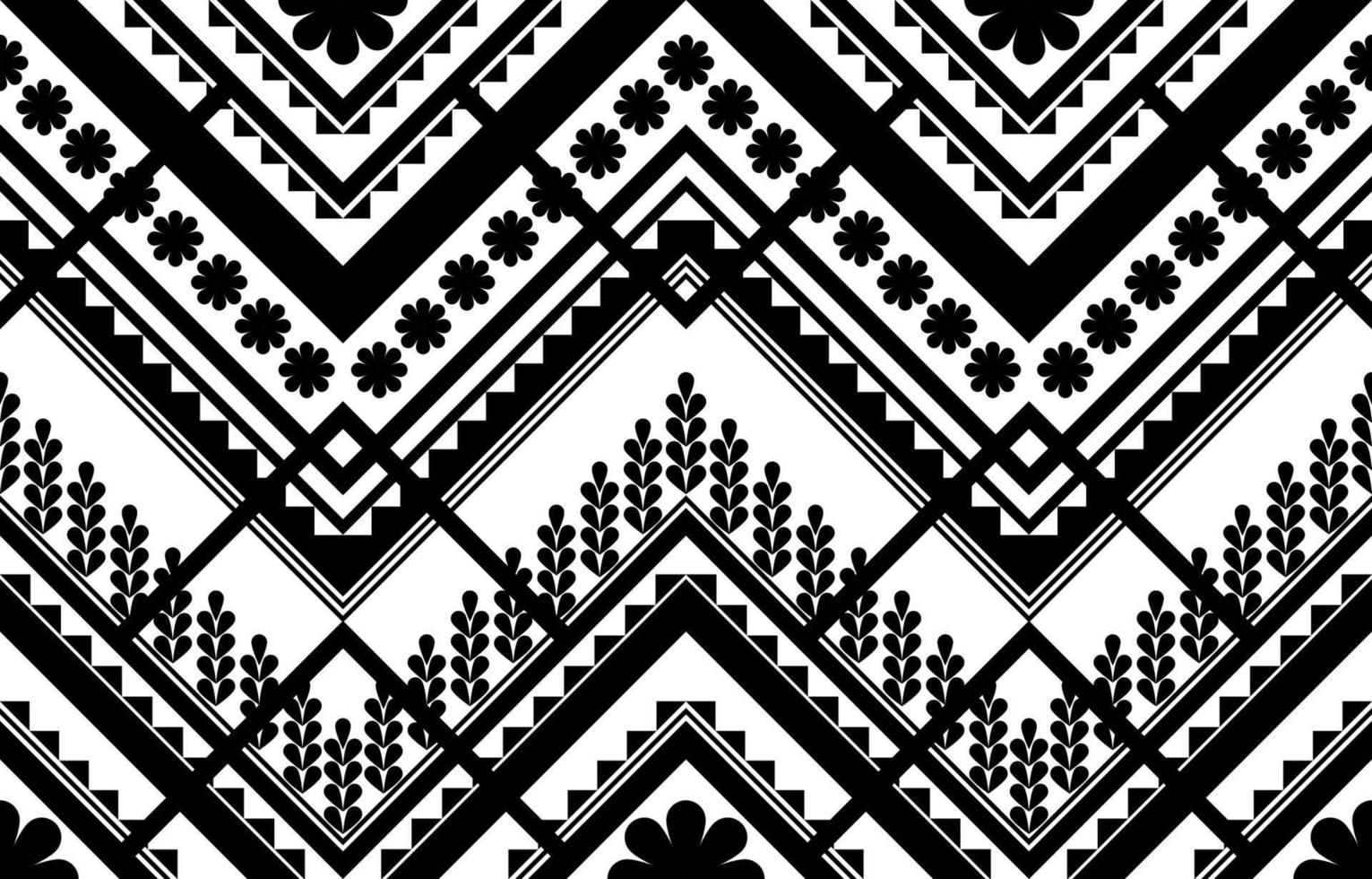 Ethnic seamless pattern. Flower decoration. Traditional tribal style. Design for background,illustration,texture,fabric,wallpaper,clothing,carpet,embroidery. vector