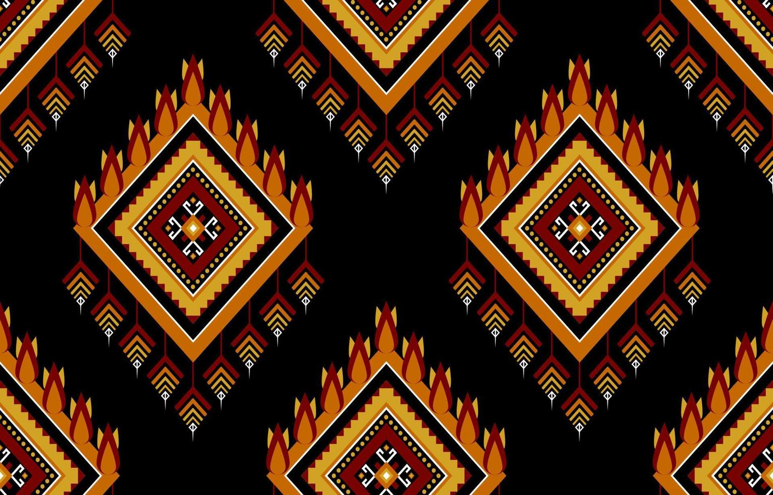 pettern étnico geométrico sin costuras. rayas tribales orientales. diseño de fondo, papel tapiz, tela, ropa, alfombra, bordado vector