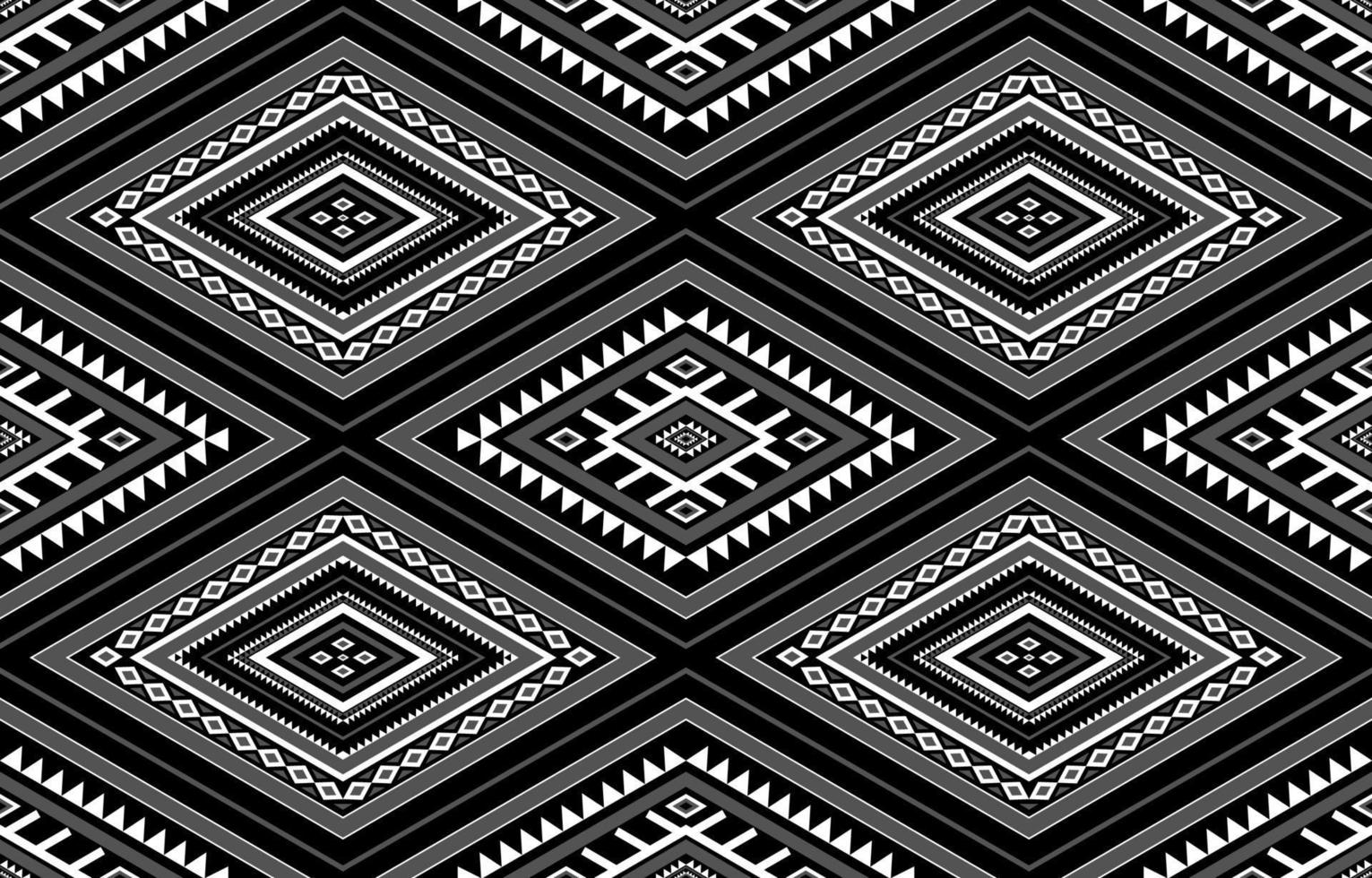 gemetric étnico oriental de patrones sin fisuras tradicional. diseño para fondo, alfombra, papel tapiz, ropa, envoltura, batic, tela, ilustración vectorial. Estilo de bordado. vector