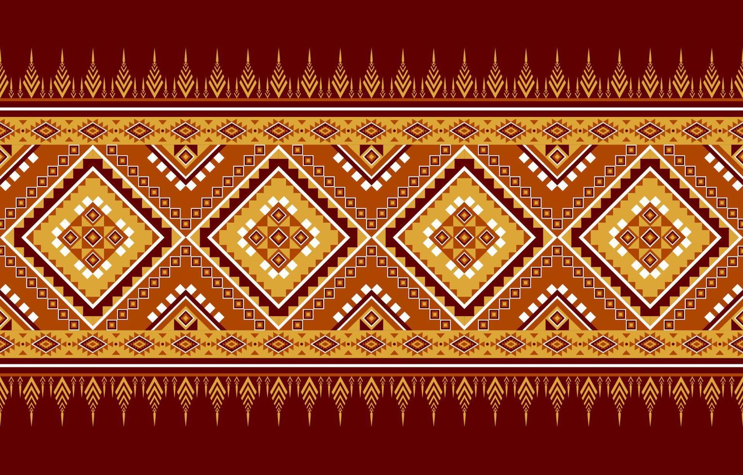 Gemetric ethnic oriental pattern traditional Design for background,carpet,wallpaper,clothing,wrapping,batic,fabric,vector illustraion.embroidery style. vector