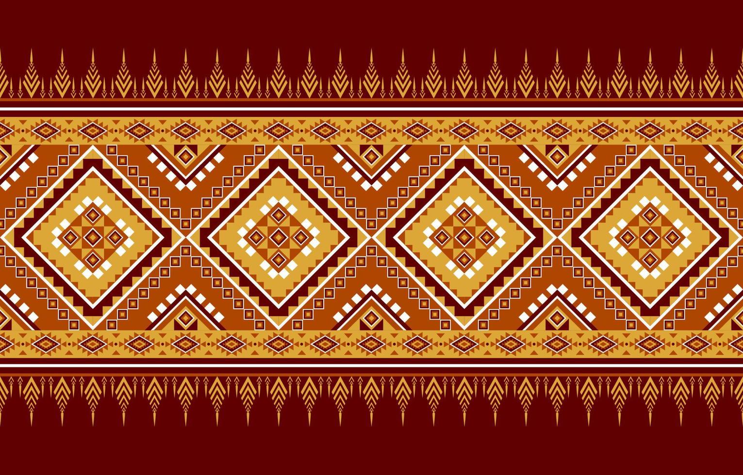 Gemetric ethnic oriental pattern traditional Design for background,carpet,wallpaper,clothing,wrapping,batic,fabric,vector illustraion.embroidery style. vector