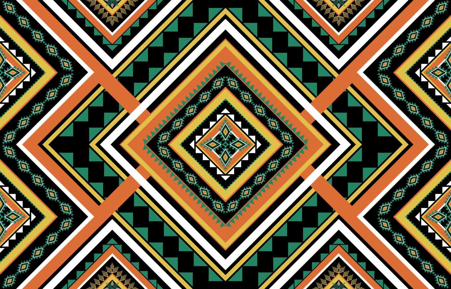 Geometric ethnic seamless pattern. Traditional native style. Design for background, illustration, wallpaper, fabric, clothing, carpet, embroidery vector