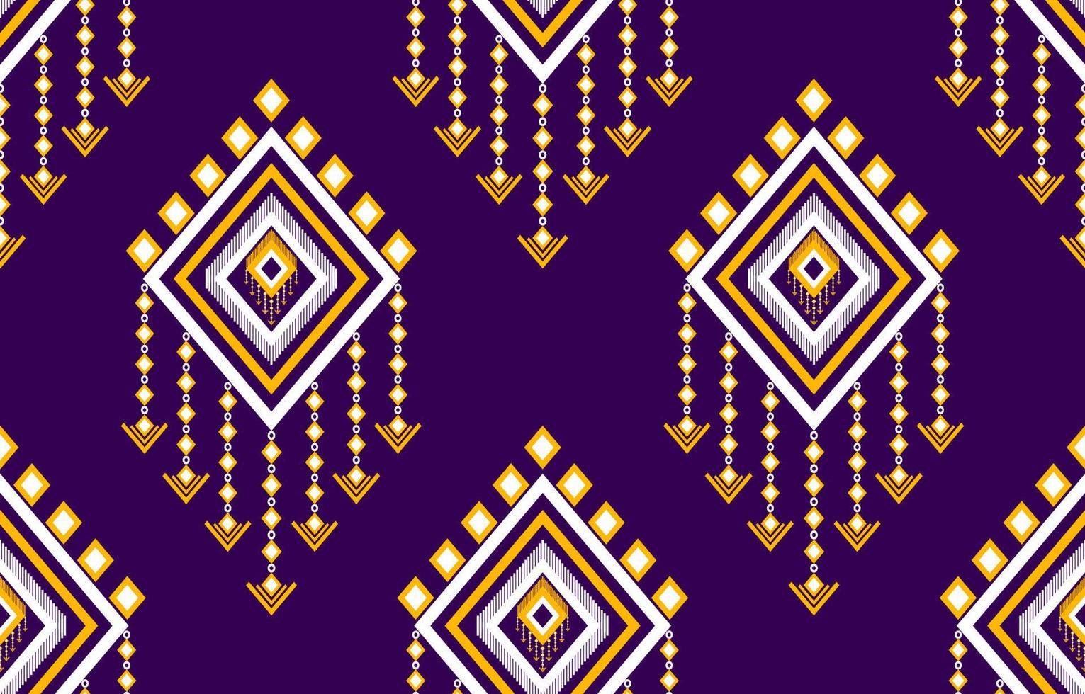 Geometric ethnic seamless pettern. Oriental tribal striped. Design for background, wallpaper, fabric, clothing, carpet, embroidery vector