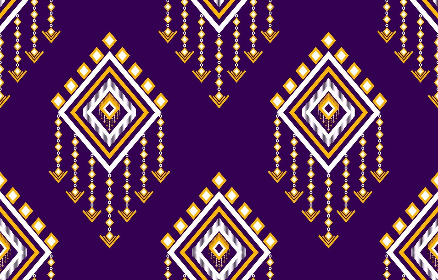 Geometric ethnic seamless pettern. Oriental tribal striped. Design for background, wallpaper, fabric, clothing, carpet, embroidery vector