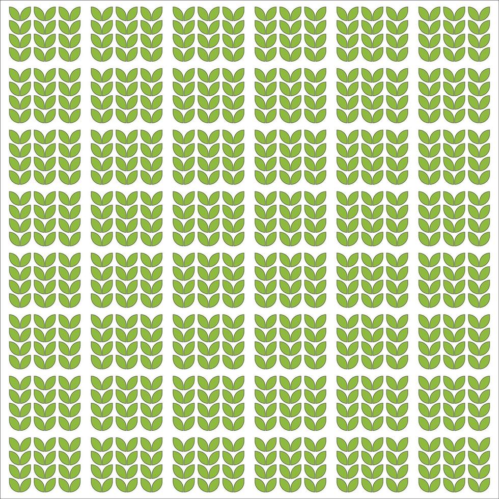 Leaves Pattern. Endless Background. Good for Nature Background. vector
