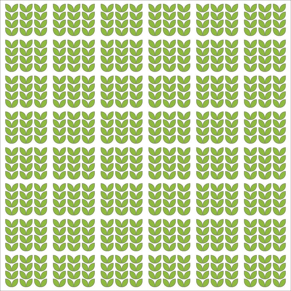 Leaves Pattern. Endless Background. Good for Nature Background. vector