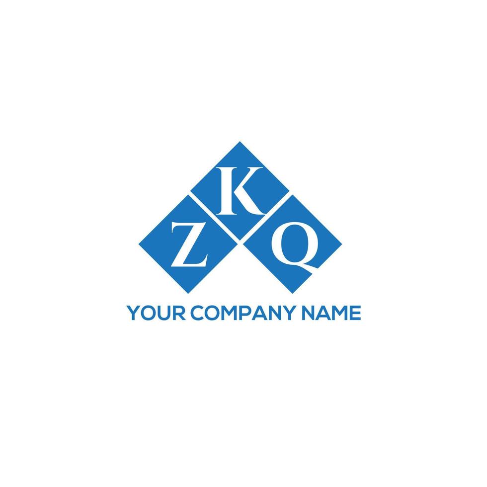 ZKQ letter design.ZKQ letter logo design on WHITE background. ZKQ creative initials letter logo concept. ZKQ letter design.ZKQ letter logo design on WHITE background. Z vector