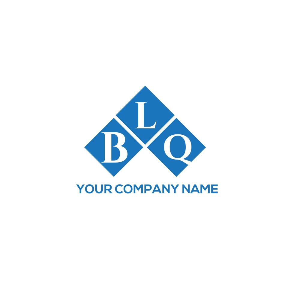 BLQ letter design.BLQ letter logo design on WHITE background. BLQ creative initials letter logo concept. BLQ letter design.BLQ letter logo design on WHITE background. B vector