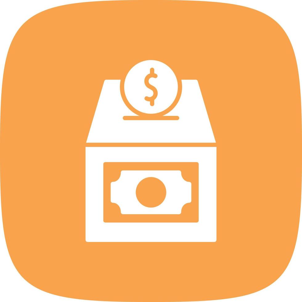 Donation Line Circle vector