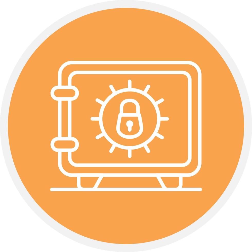 Safebox Line Circle vector