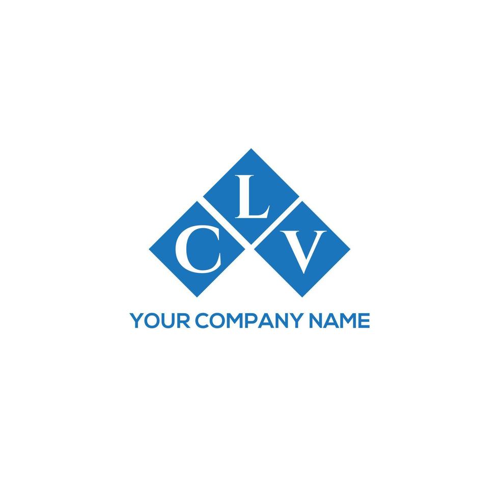 CLV letter logo design on WHITE background. CLV creative initials letter logo concept. CLV letter design. vector