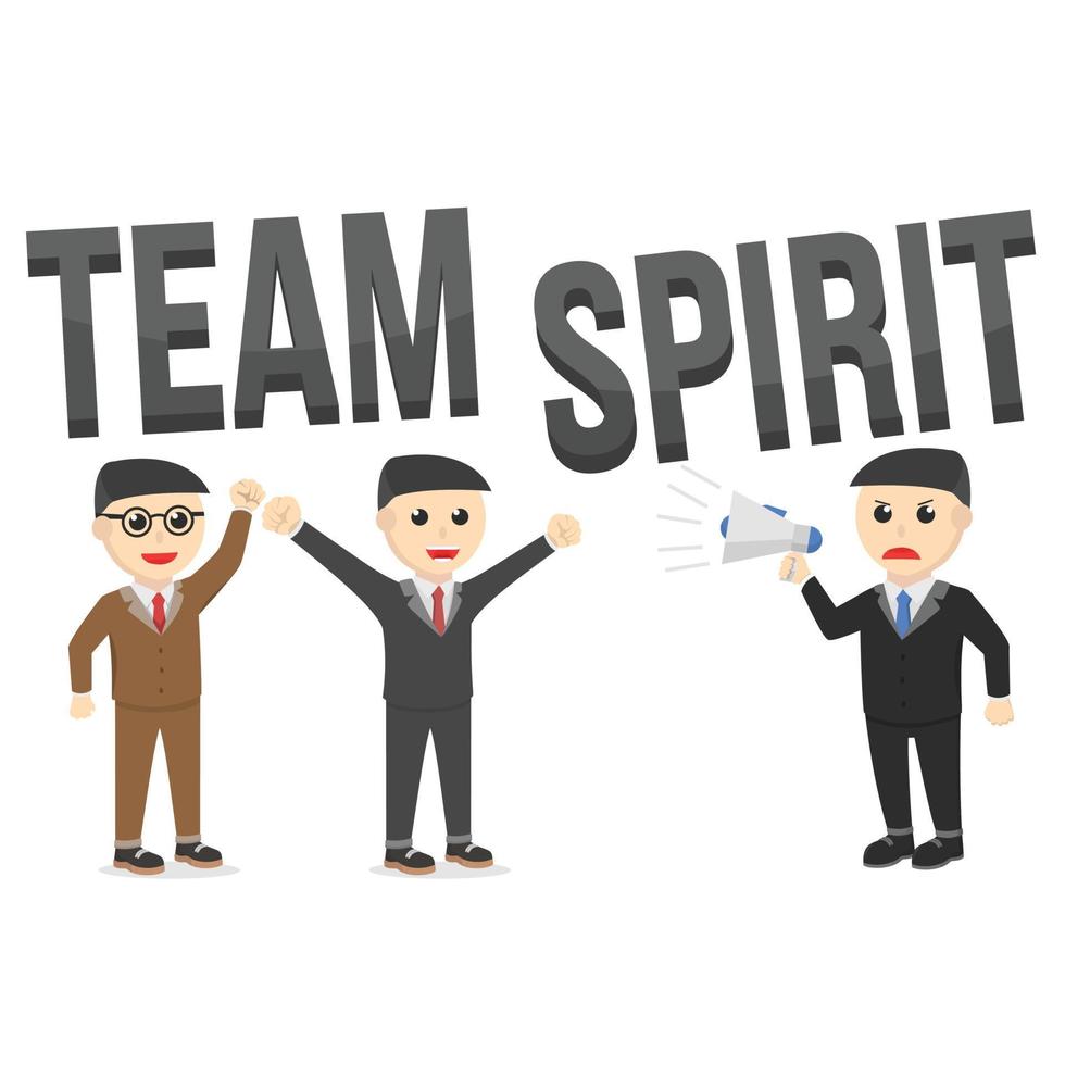 business team spirit people design character letter team spirit 9841852