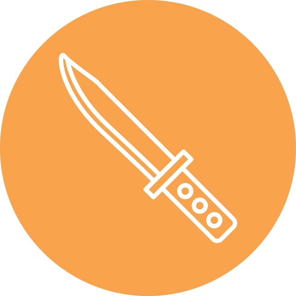 Knife Line Circle 9842063 Vector Art at Vecteezy