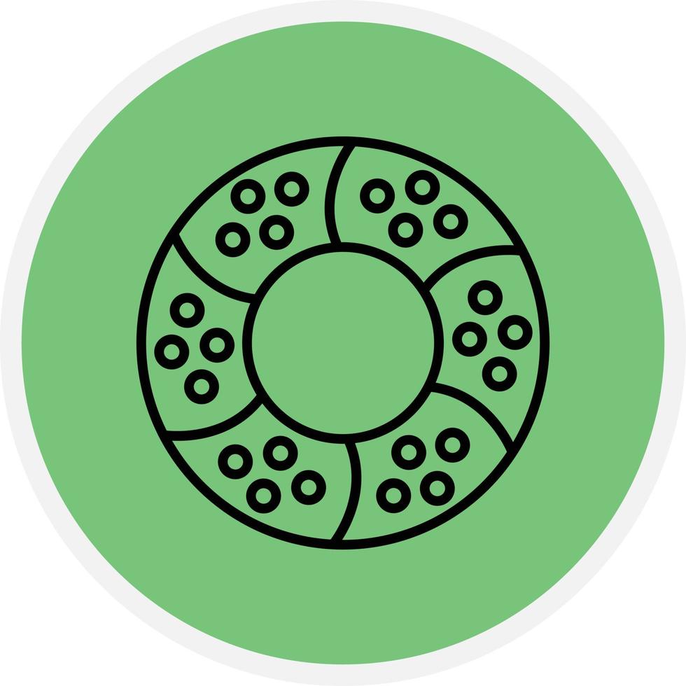 Simit Line Circle vector