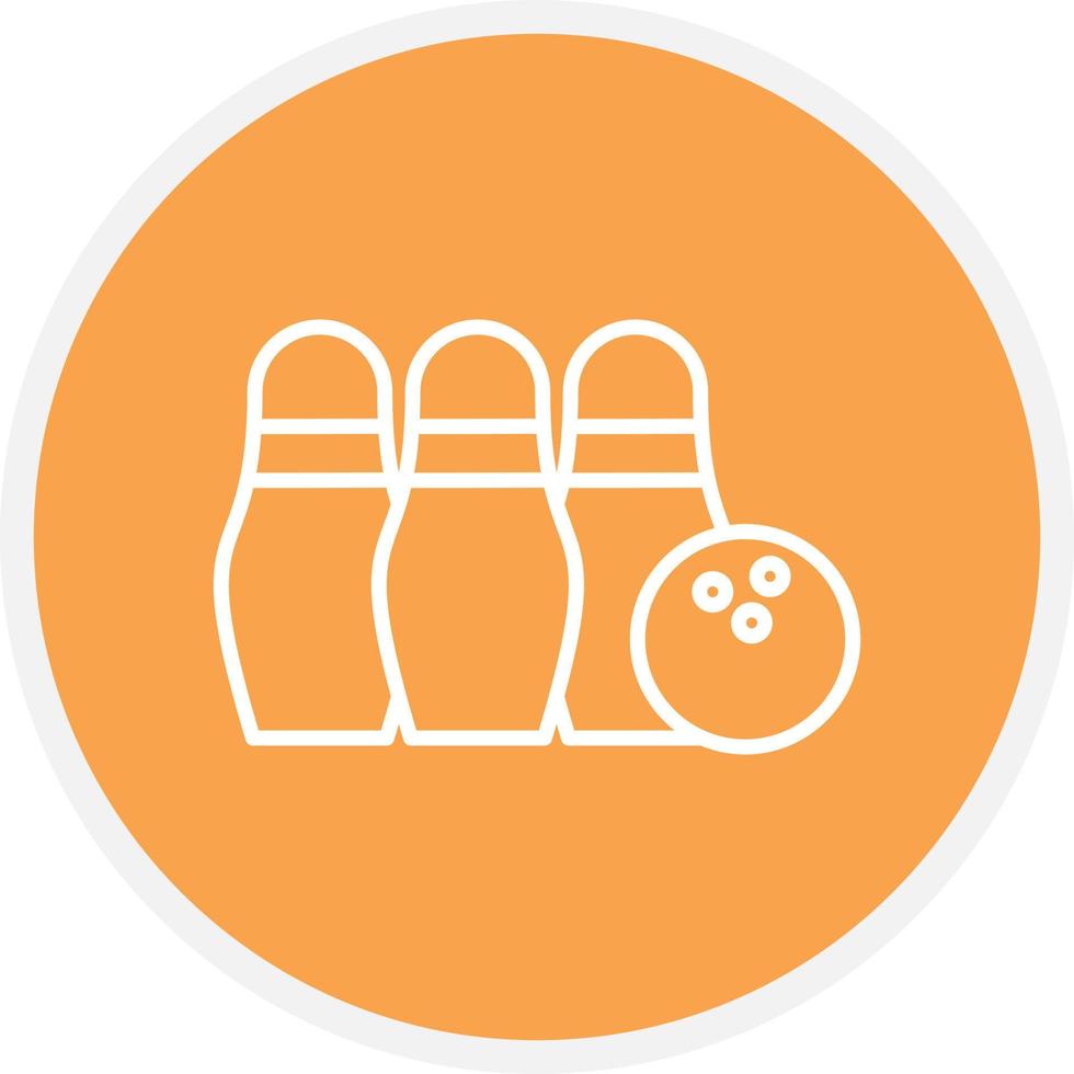 Bowling Line Circle 9842081 Vector Art at Vecteezy