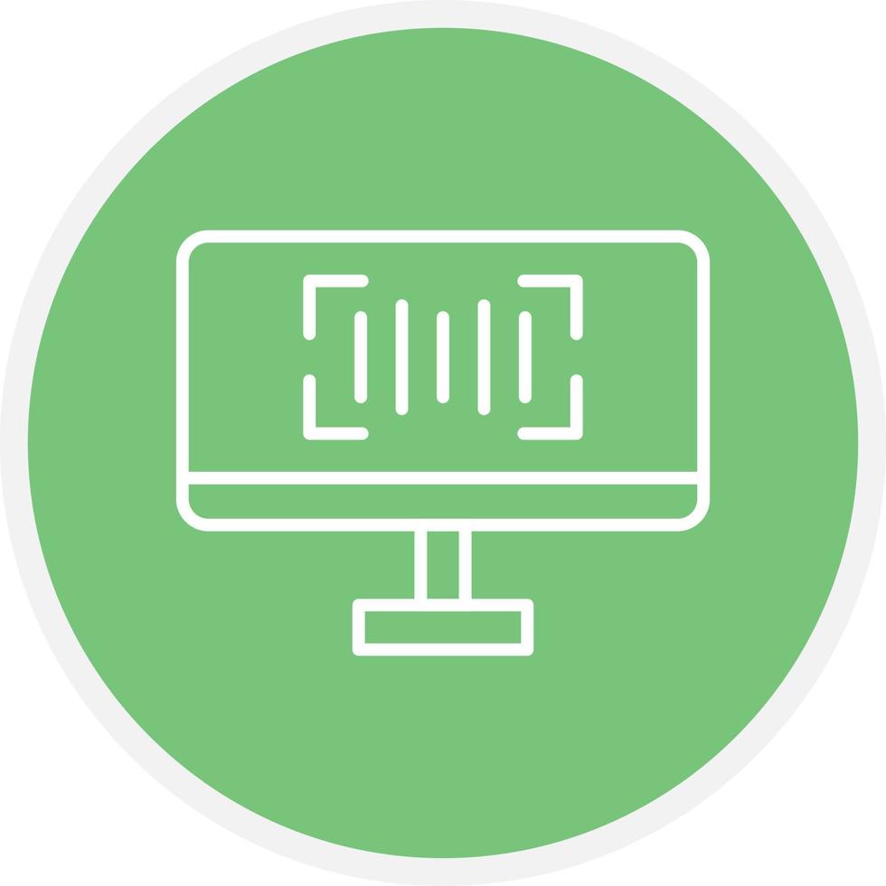 Scanner Line Circle vector