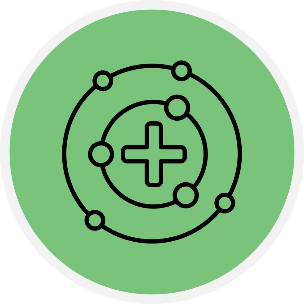 Proton Line Circle vector