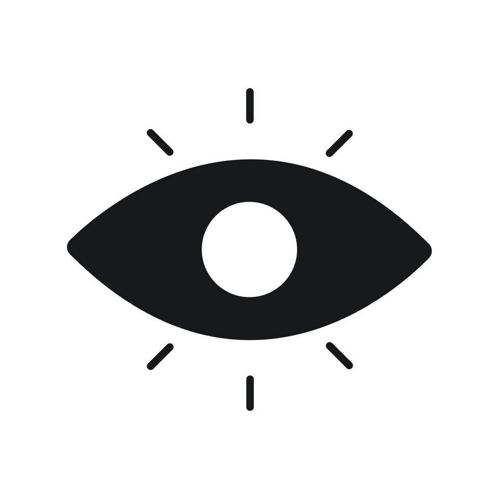 Vision icons symbol vector elements for infographic web