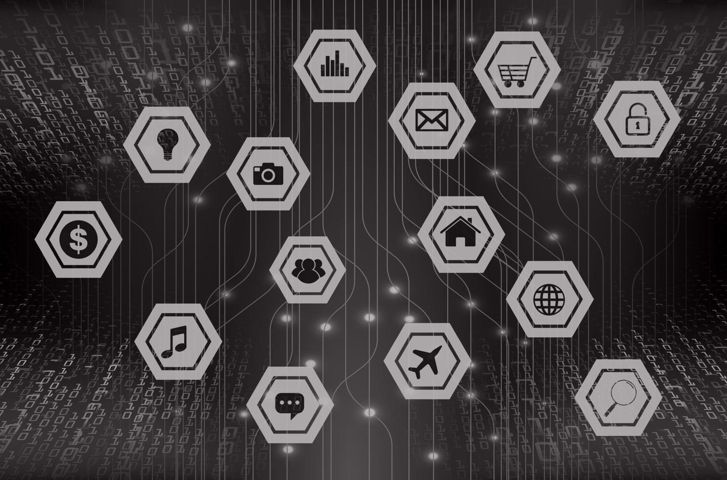 Modern Technology Background vector