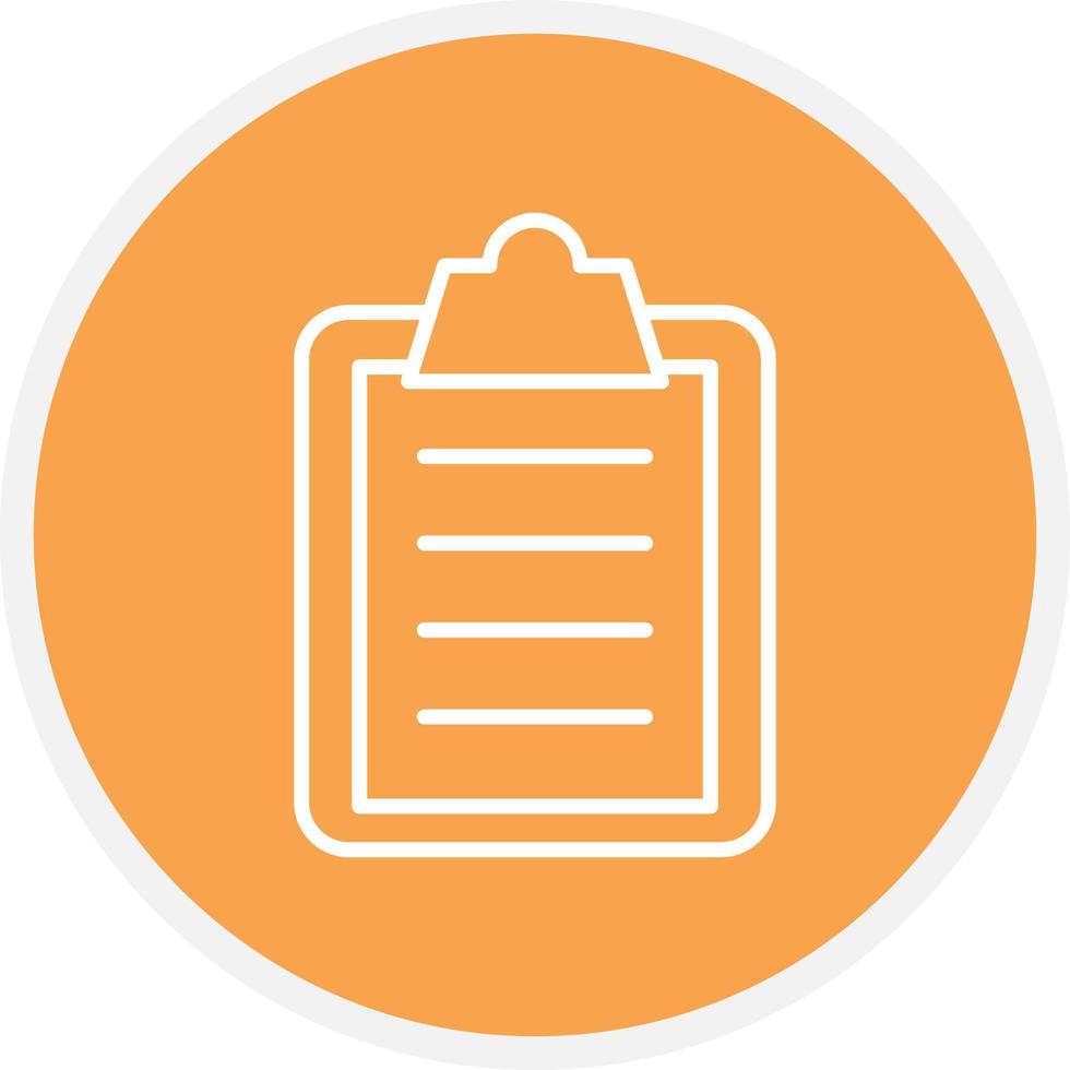 Checklist Line Circle vector