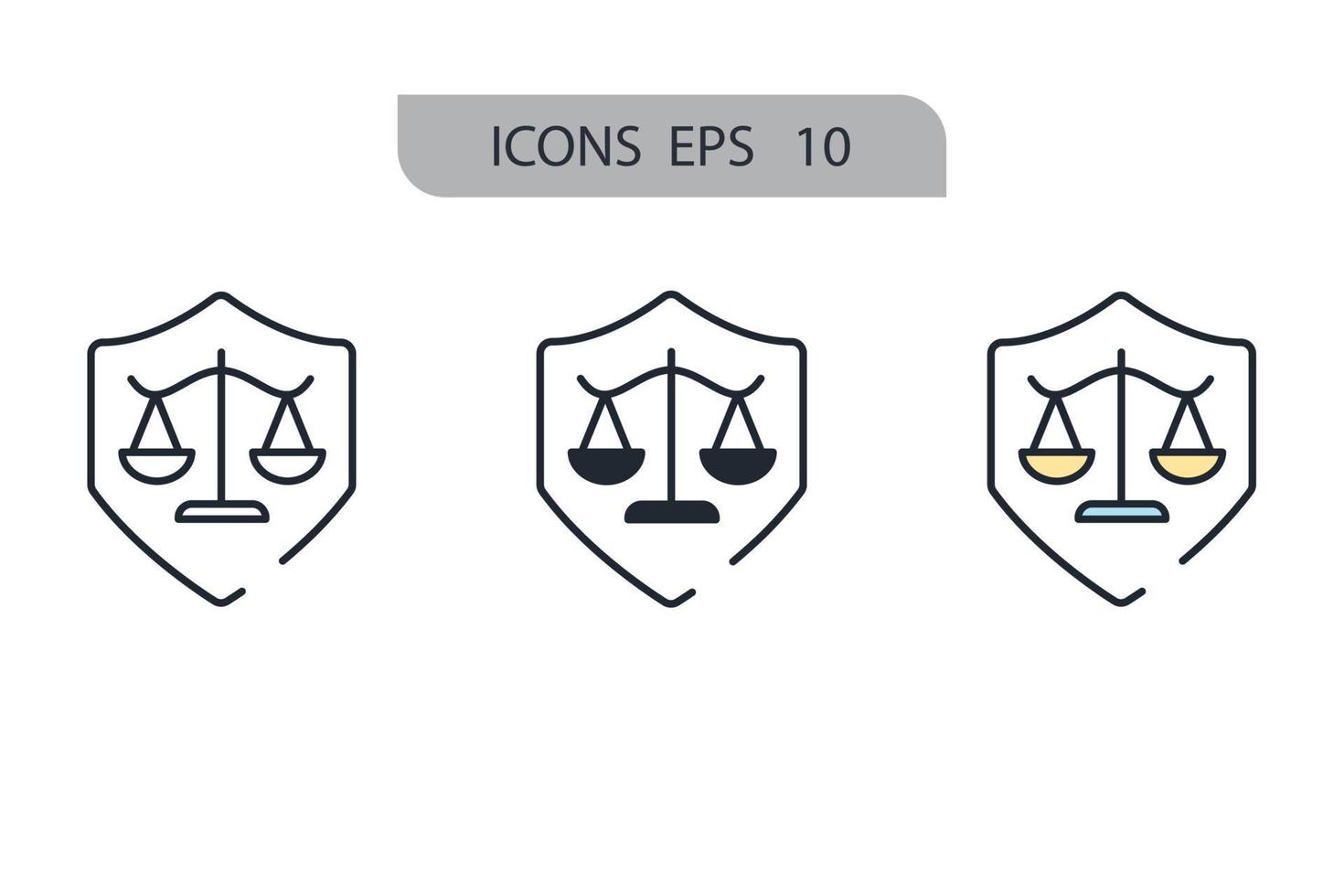 balance icons symbol vector elements for infographic web