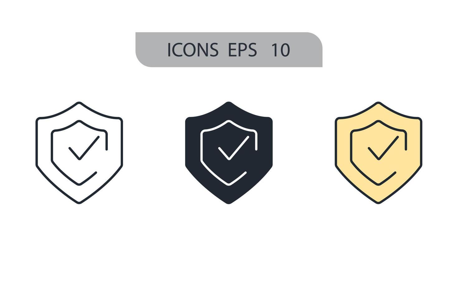 reliability icons symbol vector elements for infographic web