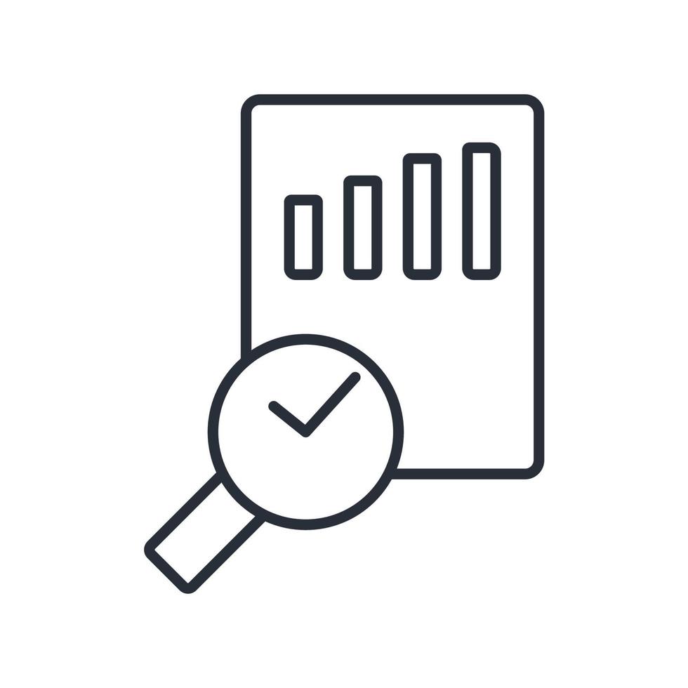 external audit icons symbol vector elements for infographic web