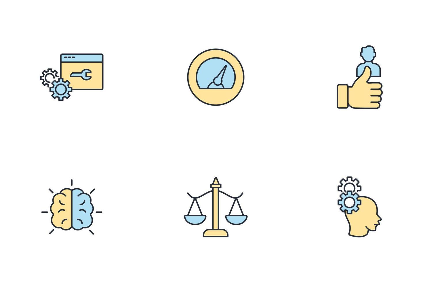 best practice icons set . best practice pack symbol vector elements for infographic web