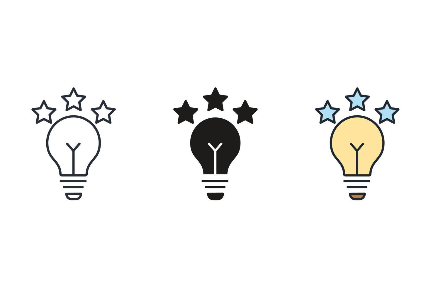 innovation icons symbol vector elements for infographic web