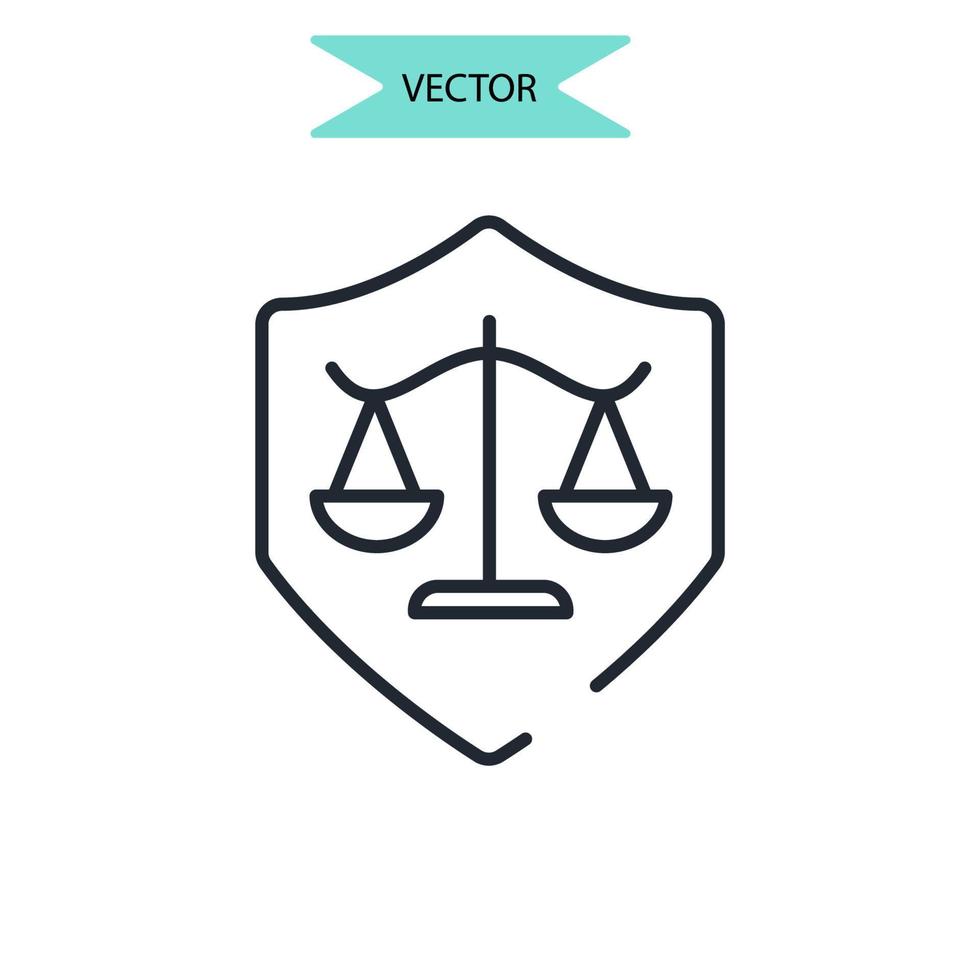 balance icons symbol vector elements for infographic web