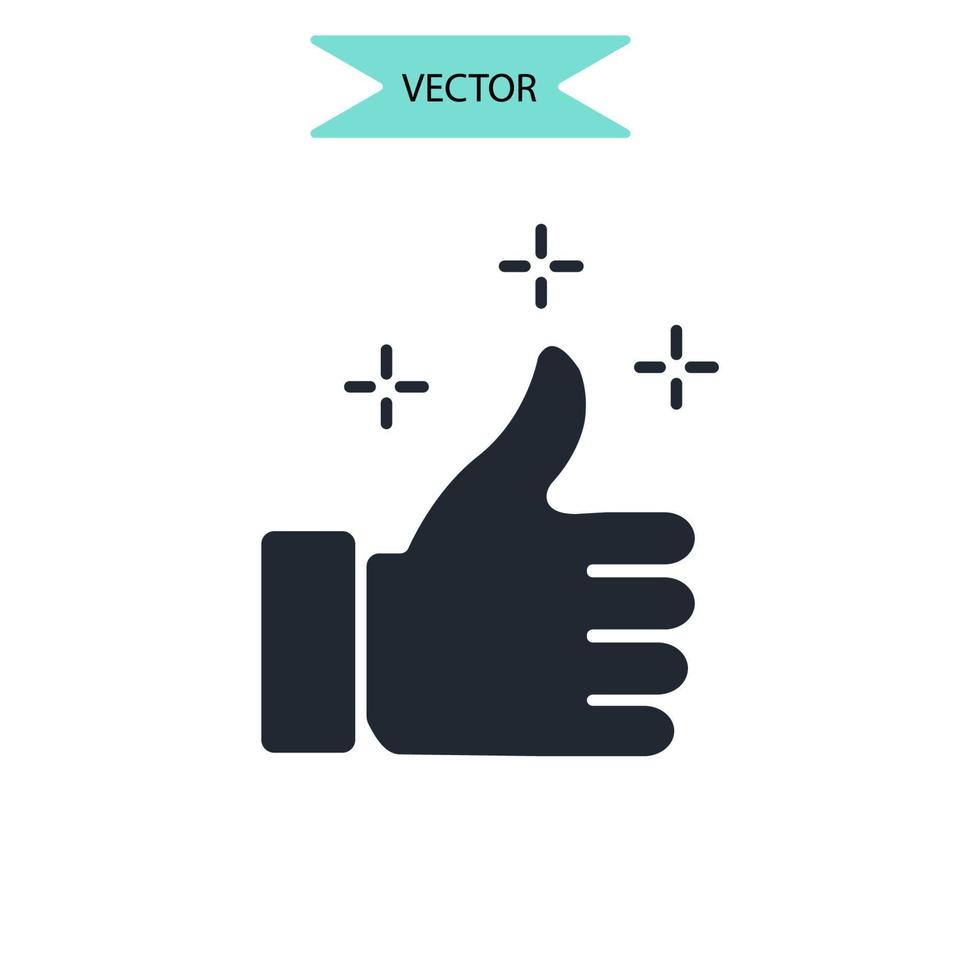 Motivation icons symbol vector elements for infographic web