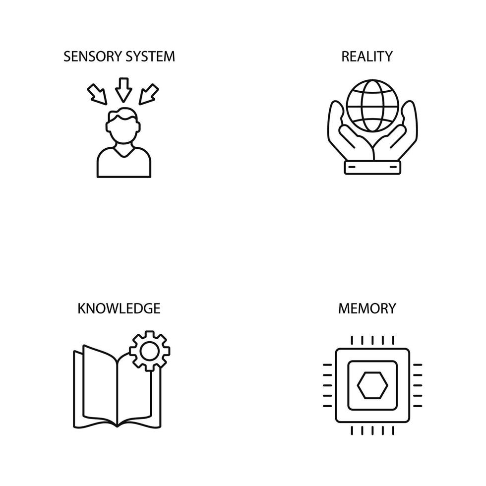 perception icons set . perception pack symbol vector elements for infographic web