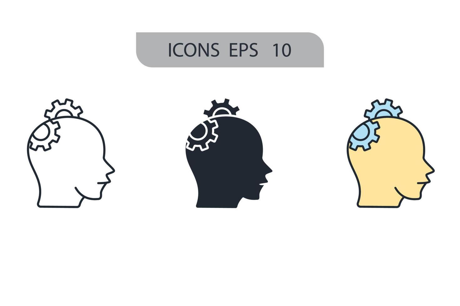 curiosity icons symbol vector elements for infographic web
