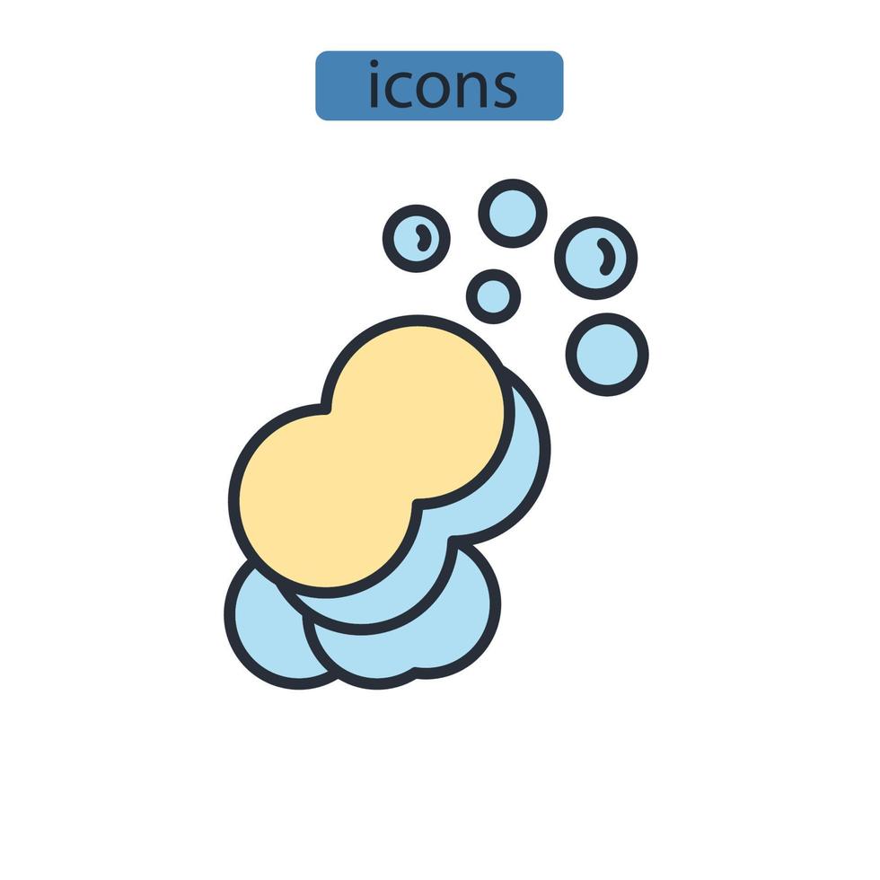 soap icons  symbol vector elements for infographic web