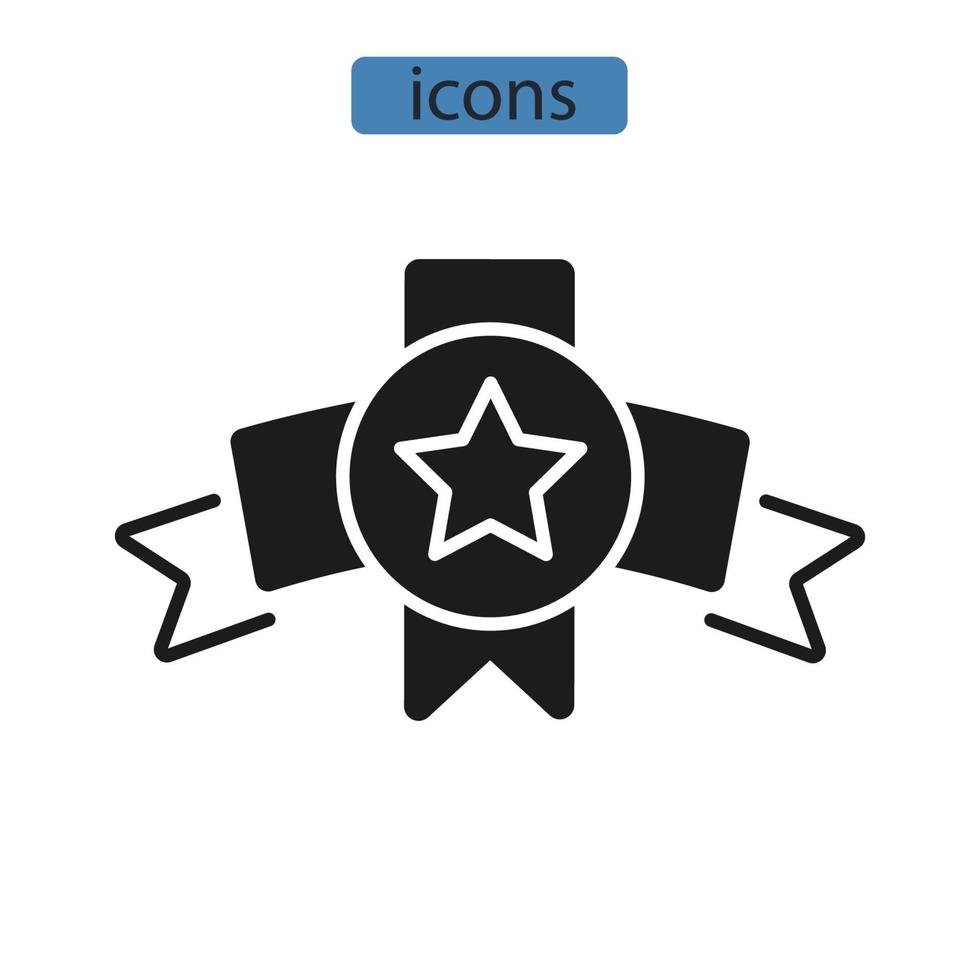 experiencia iconos símbolo elementos vectoriales para infografía web vector