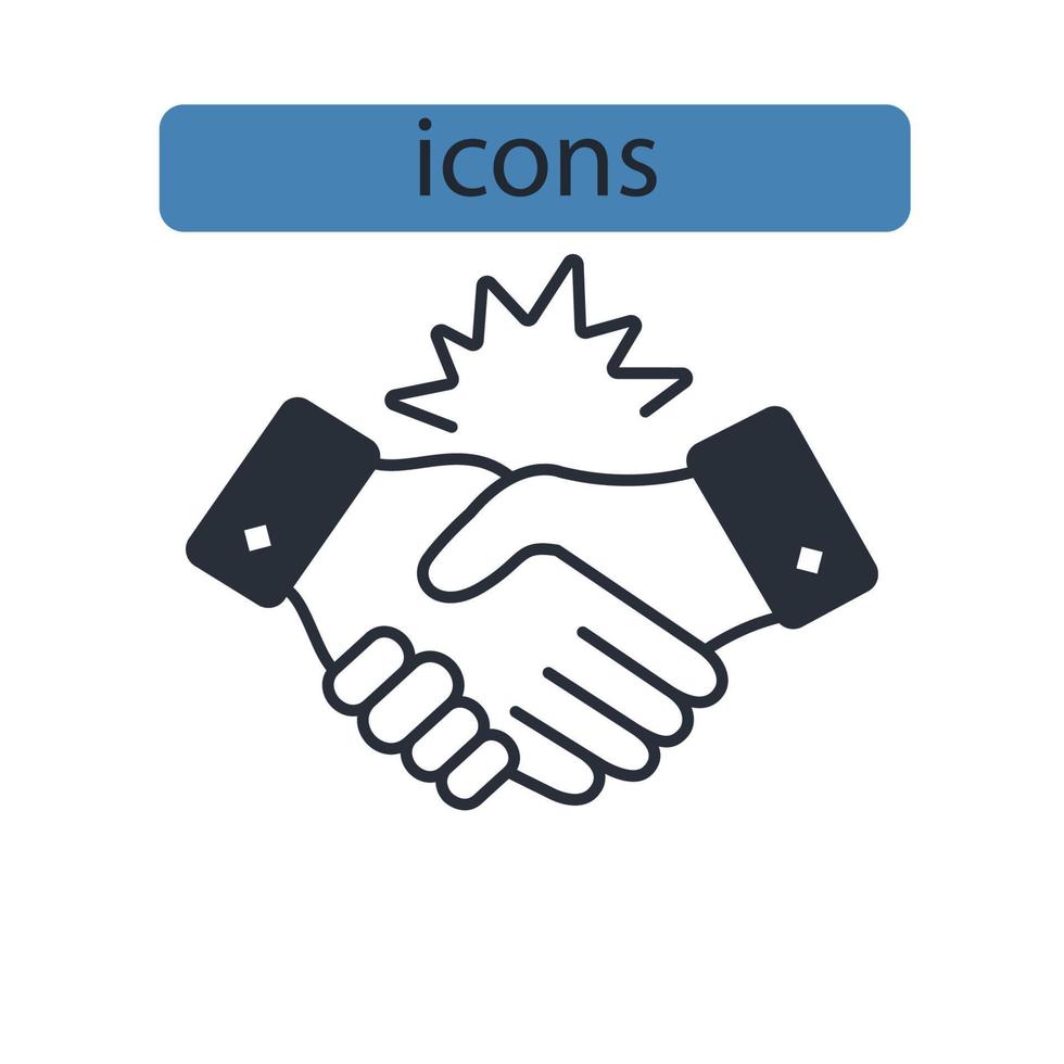 trust icons symbol vector elements for infographic web