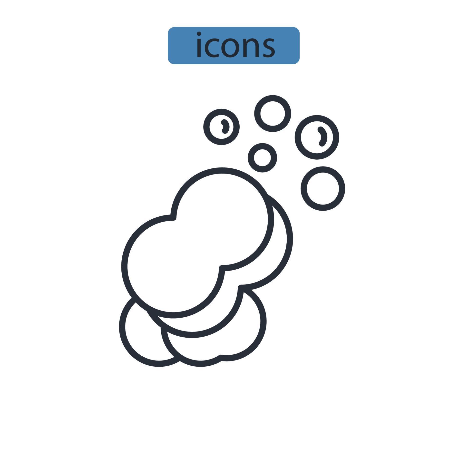 soap icons symbol vector elements for infographic web 9843041 Vector