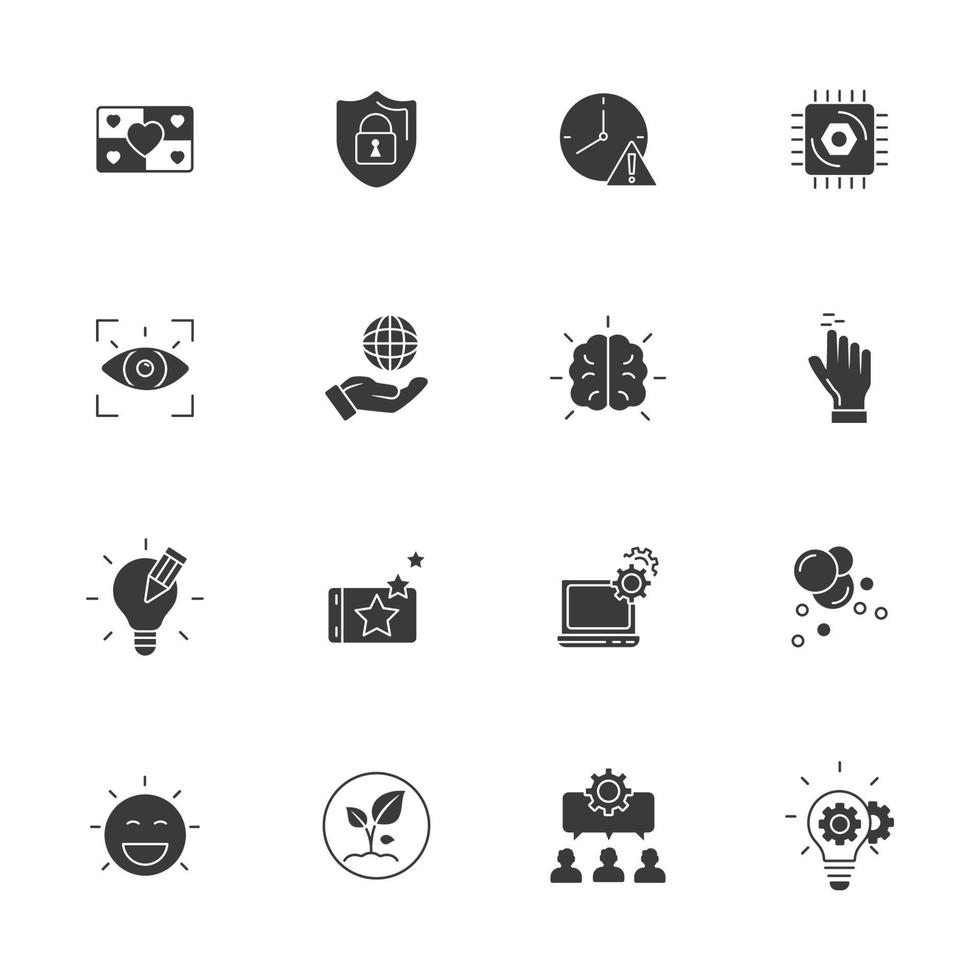 core values icons set . core values pack symbol vector elements for infographic web