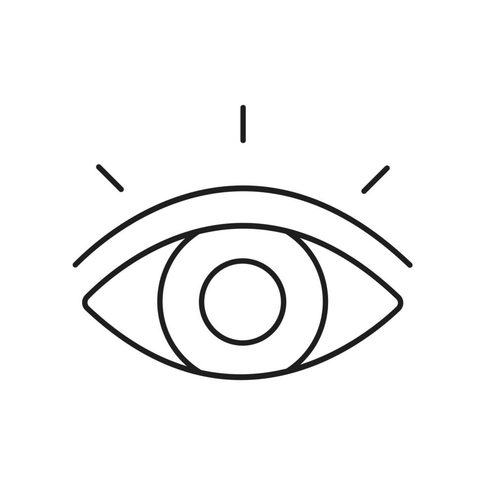 Vision icons symbol vector elements for infographic web