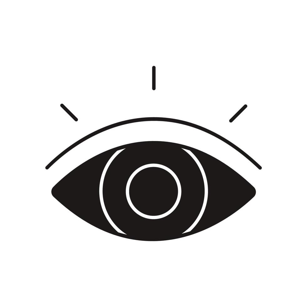Vision icons symbol vector elements for infographic web