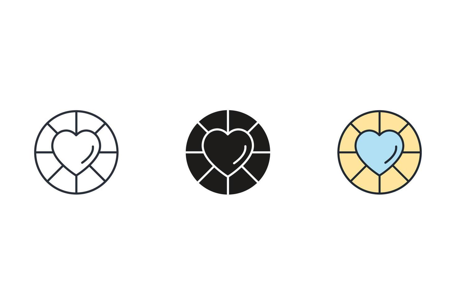 passion icons symbol vector elements for infographic web