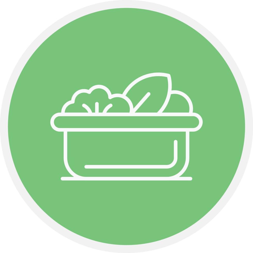 Salad Line Circle vector