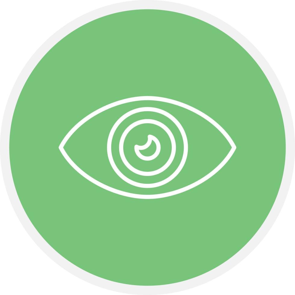 Eye Donate Line Circle vector