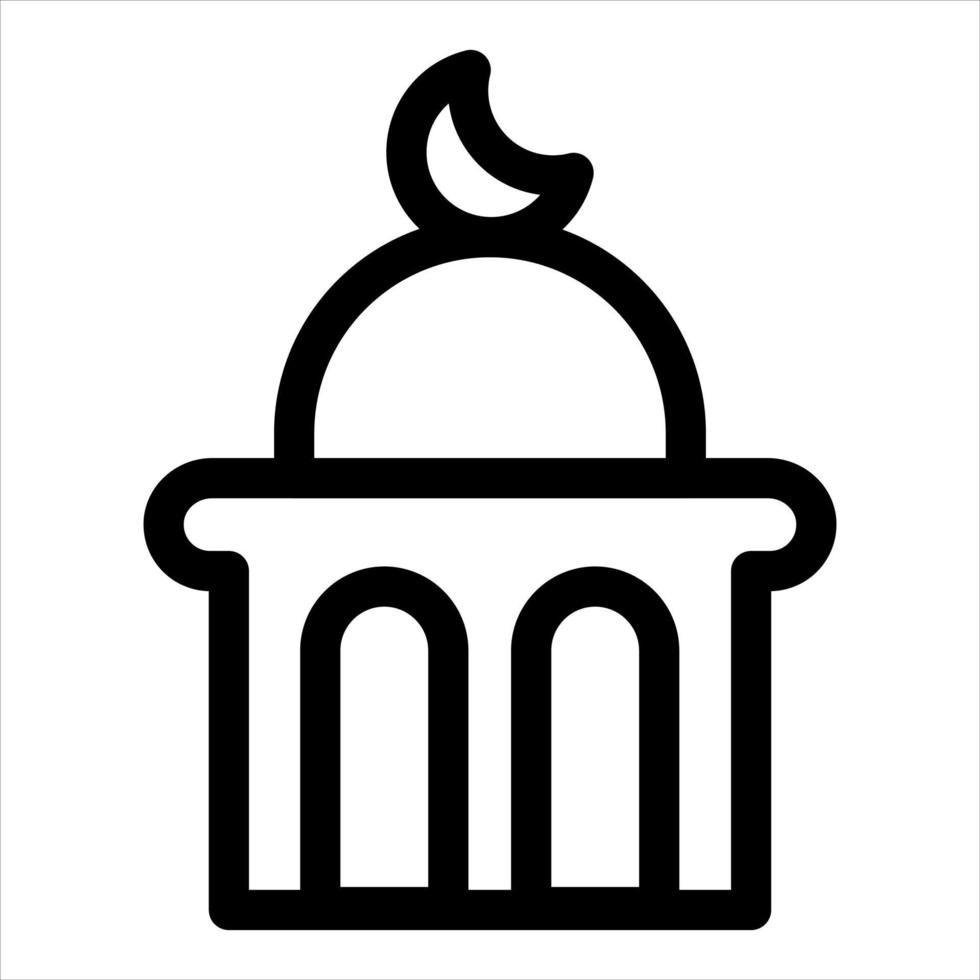 Free Mosque Icon Design vector