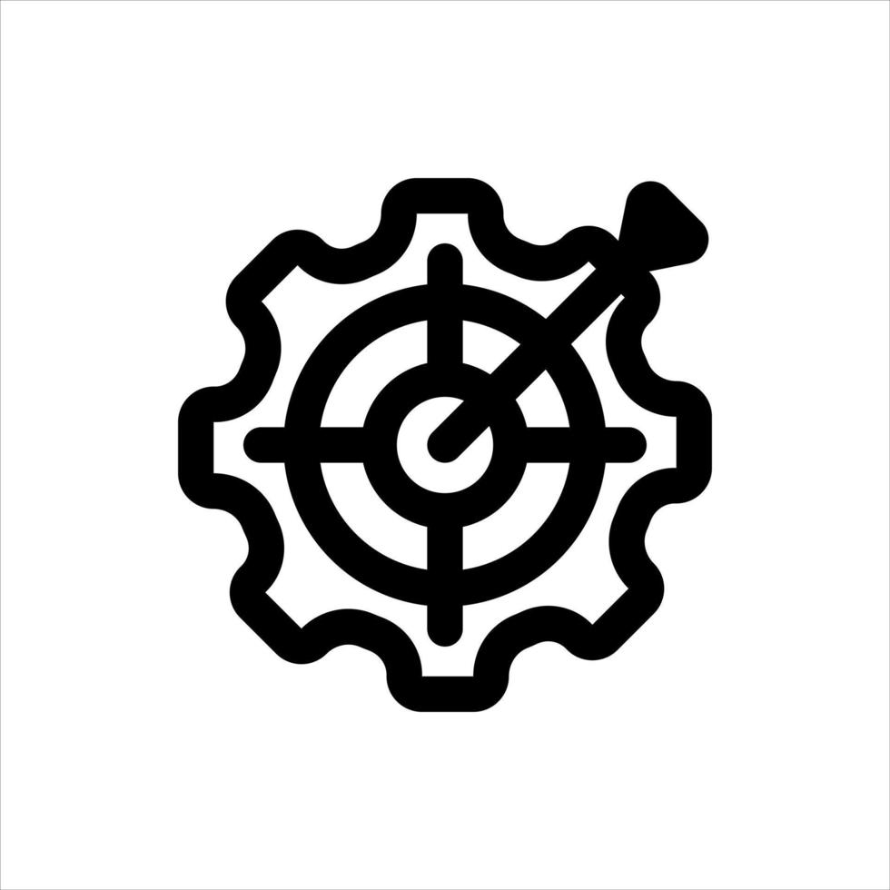 Teamwork, Partnership, Business, Target, Idea line icon vector