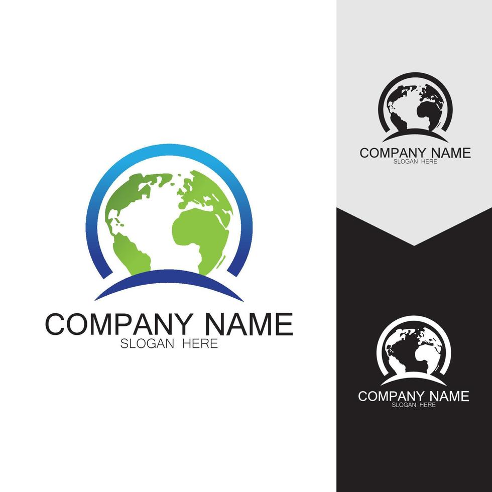 3D digital globe logo design. icon vector illustration. This logo is suitable for global company  world technologies and media and publicity agencies