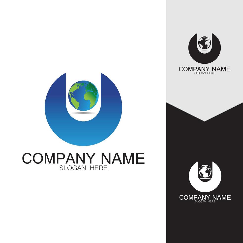 3D digital globe logo design. icon vector illustration. This logo is suitable for global company  world technologies and media and publicity agencies