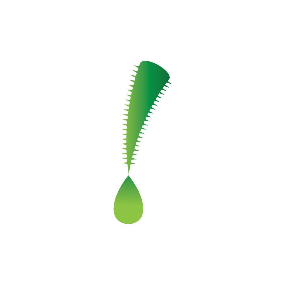 plantilla de ilustración de vector de logotipo de aloe vera