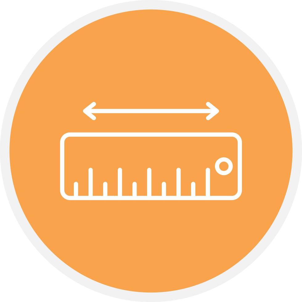 Measure Line Circle vector