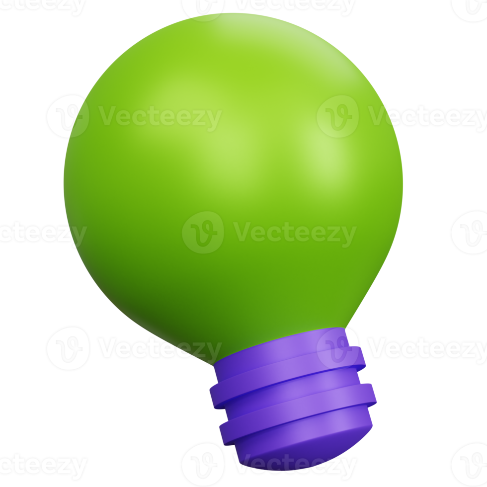 3D-Rendering-Lampe isoliert png